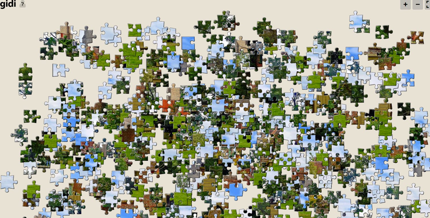 Jigidi.com iso 600-palainen palapeli Jigidi.com-sivustolla